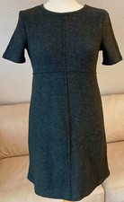 Zara Sempre Bella Donna Vestito TG S Grigio Melange Cotone Mix Soffice Corta