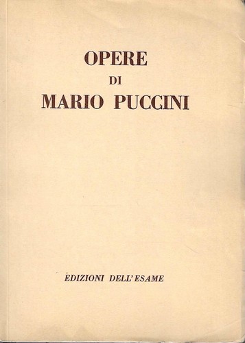 Opere mario puccini - di,