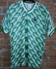 WEST GERMANY ADIDAS Vintage 88/91 ITALIA 90 Maglia Calcio Away Shirt Trikot XL