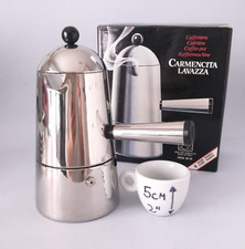 NEW caffettiera 6 Lavazza Carmencita moka confezione inox  VINTAGE BOXED