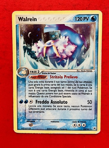 Lotto carte pokemon walrein - lotto,