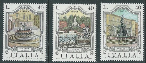 1974 italia fontane mnh - fontane, **