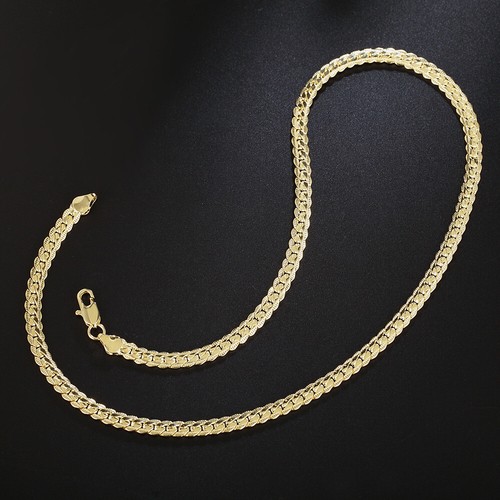 Collana catena cordino piatto