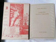 Pasquino Statua Parlante - Libro Mario Dell'Arco, Bulzoni Roma 1967 cofanetto
