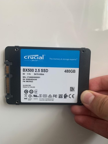 Ssd crucial bx500 - 480, gb