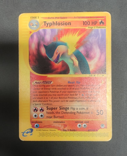 Pokemon typhlosion 165 - typhlosion, 65/165