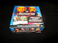 SUPERSTARS WWE CATCH BOITE BOX TOPPS  20 PACKS TRADINC CARD CARTE AUTOGRAPH ???
