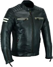 Vendo giacca moto uomo in pelle nera traforata, con protezioni CE tg. XL
