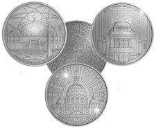 TRITTICO 3 EURO IN ARGENTO -