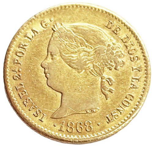 Moneta coloniale 1868 - moneta,