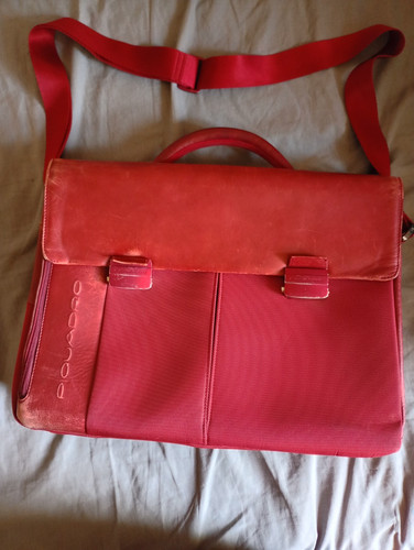 Borsa cartella piquadro rossa - piquadro,