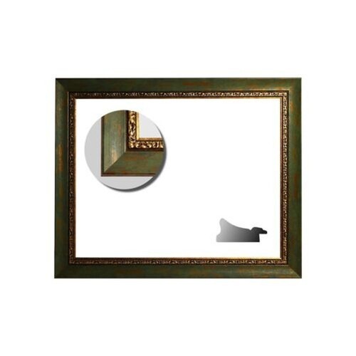 Cornice barocca verde - cornice,