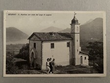 VARESE - Besano - Chiesa di San Martino con vista del Lago di Lugano