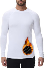 Maglia Termiche Da Uomo Invernale Biancheria Intimo Termica a Maniche Lunghe Asc