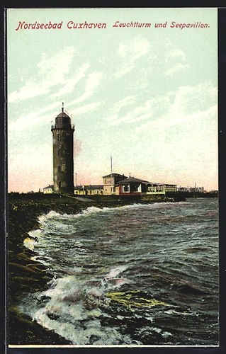 Cuxhaven faro padiglione - faro,