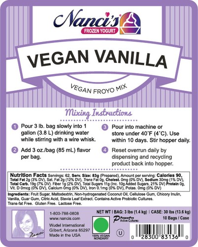 Frozen yogurt mix vaniglia - yogurt,