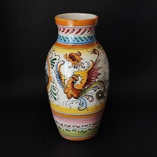 Raphael painted majolica vase