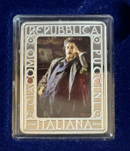 Moneta puccini rettangolare - moneta,