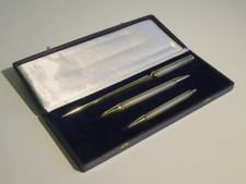 Set scrivania argento 925 tagliacarte penna matita elegante vintage fine XX Sec.
