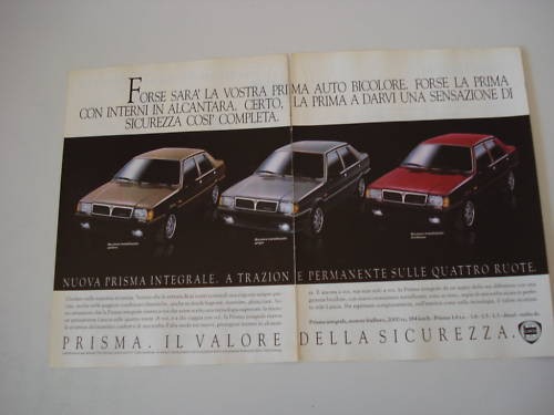 Advertising pubblicità 1987 - advertising,