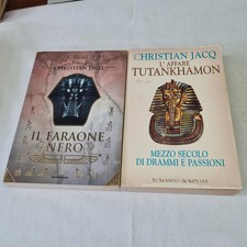 (Christian Jacq) L'affare Tutankhamon + Il faraone nero   2 volumi