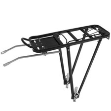 Portapacchi posteriore bici regolabile 26/27/28" pollici e-bike mtb alluminio