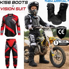STIVALI BAMBINI MOTO MX CUB OFF ROAD ENDURO QUAD DIRT MTB MOTOCROSS JERSEY PANTALONI