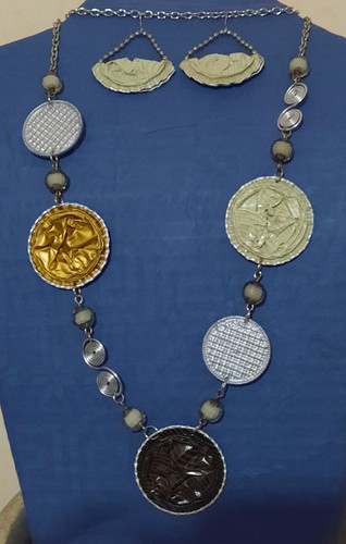 Completo collana orecchini - e,