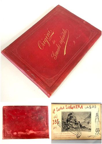 Antico libro origini dei - origini,