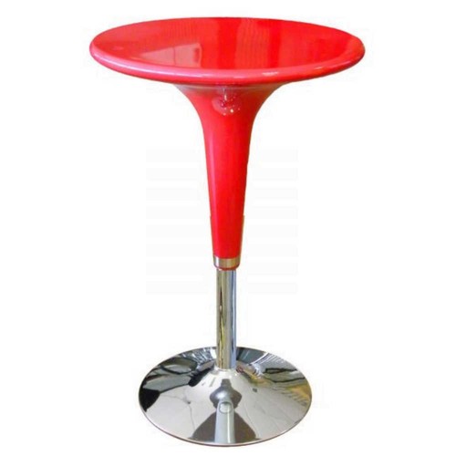 Tavolo tondo circolare - , rosso