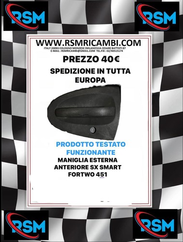 Maniglia esterna anteriore - maniglia,