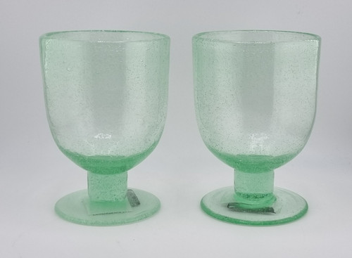 Set bicchieri vetro bolla - set,