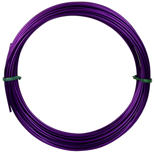 Filo alluminio tondo viola 2 - alluminio,