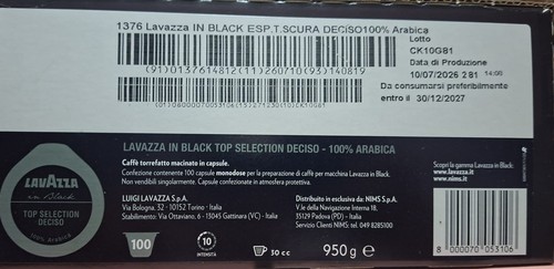 Lavazza black top selection - black,