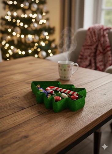 Piatto porta caramelle albero