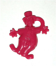 CIRCUS CIRCO PAGLIACCIO CLOWN 80s kinder sorpresa mini figura rossa sorpresina