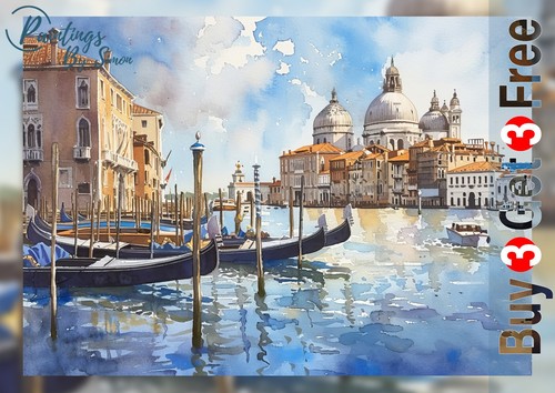 Quadro venezia acquerello - quadro,