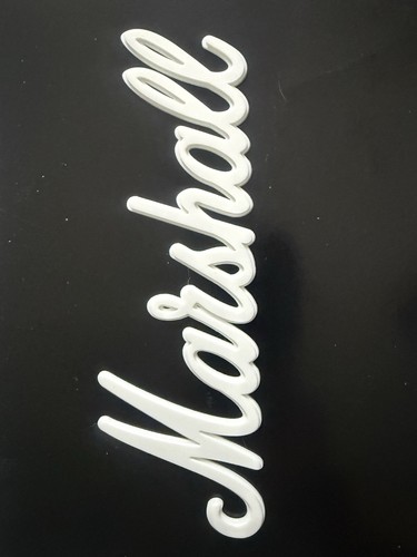 Marshall logo badge plastica - logo,