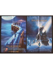 manifesti POLAR EXPRESS POLAR EXPRESS treno locomotiva tom hanks S04