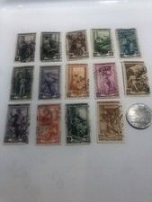 14 Francobolli Italiani  Italia Che Lavora  4  Sono Di Alto Valore ! Fate Offert