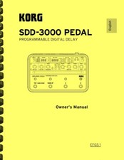 Korg SDD-3000 Ritardo Digitale