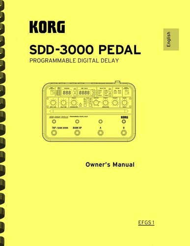 Korg sdd 3000 ritardo digitale - sdd-3000,