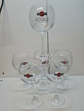 Bicchieri Coppa Martini Royale - 6 pz Vintage - Nuovi