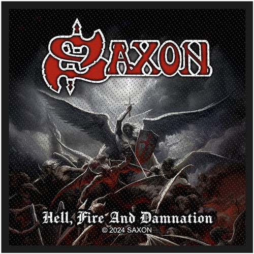 Toppa tessuto saxon hell - tessuto, fire