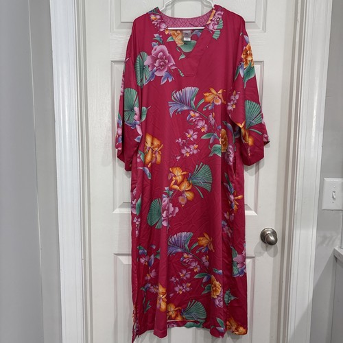 Natori abito caftano floreale - caftano,
