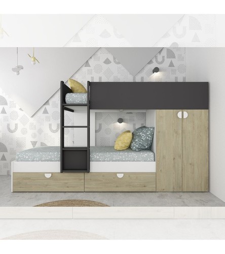 Cameretta con letto castello - cameretta, a