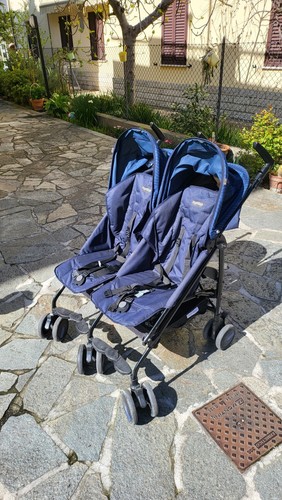 Passeggino gemellare usato - passeggino,