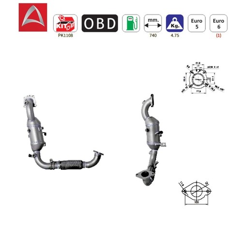 Catalizzatore per ford max - catalizzatore,