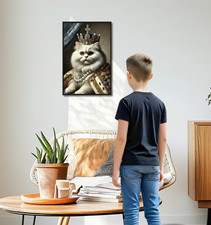 Poster con cornice nera con un