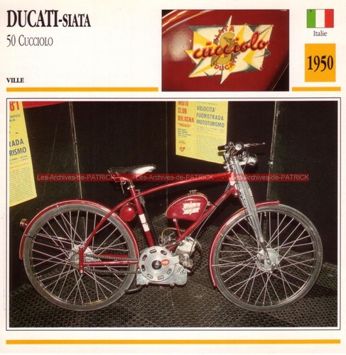 Ducati siata 50 - 50, cucciolo